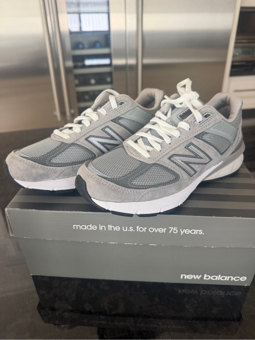 New Balance 999v5 Castlerock Grey W990GL5 Women’s Sneakers Size 7 New in Box